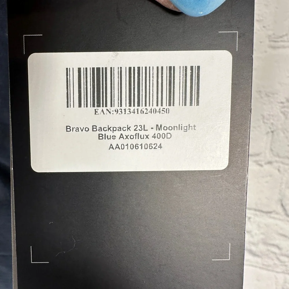 NEW Alpaka Bravo Backpack 23L Moonlight Blue Axoflux 400D Laptop Bag
